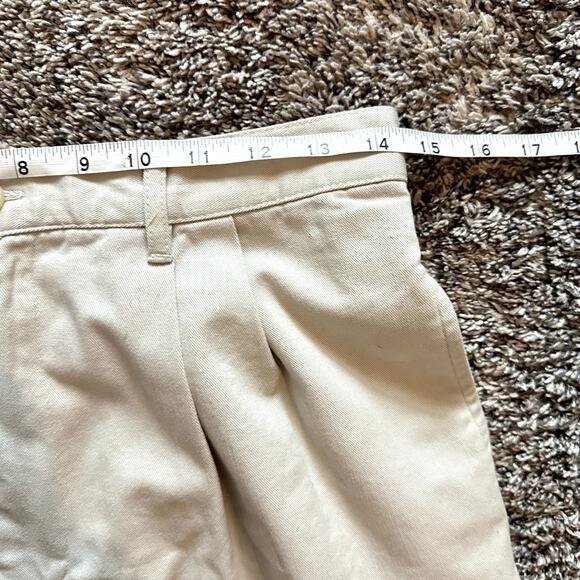 VTG RALPH LAUREN SPORT High Rise Khaki Shorts Size 8 Retro Y2K Indie Hipster - Picture 6 of 11